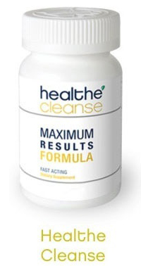 A bottle of a natural supplement for liver detox cleanse that promotes a healthy weight.